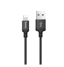 Кабель USB Lightning/ HOCO HC-62820 X14/ 1m/ 2A/ Нейлон/ Black                                                                                                                                                                                            