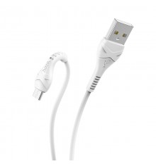 Кабель USB Micro/ HOCO HC-10505 X37/ 1m/ 2.4A/ White                                                                                                                                                                                                      