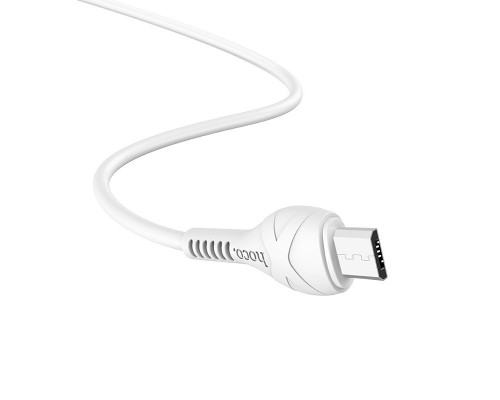 Кабель USB Micro/ HOCO HC-10505 X37/ 1m/ 2.4A/ White