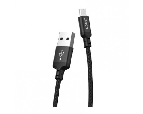 Кабель USB Micro/ HOCO HC-62905 X14/ 2m/ 1.7A/ Нейлон/ Black