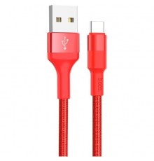 Кабель USB Type-C/ HOCO HC-80268 X26/ 1m/ 2A/ Нейлон/ Red                                                                                                                                                                                                 