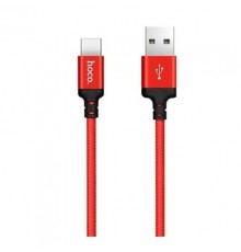 Кабель USB Type-C/ HOCO HC-62875 X14/ 1m/ 2A/ Нейлон/ Red&Black                                                                                                                                                                                           