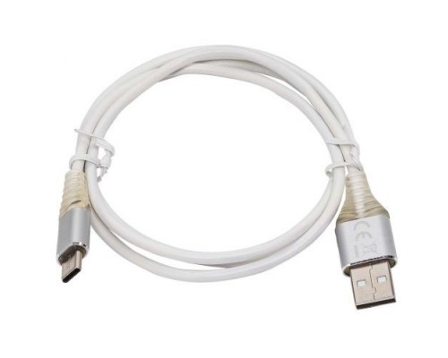 Кабель Filum USB 2.0 Pro, 1 м., 2A, индикатор заряда, разъемы: USB A male- USB Type С male, пакет. (FL-CPro-U2-AM-CM-1M-L1)