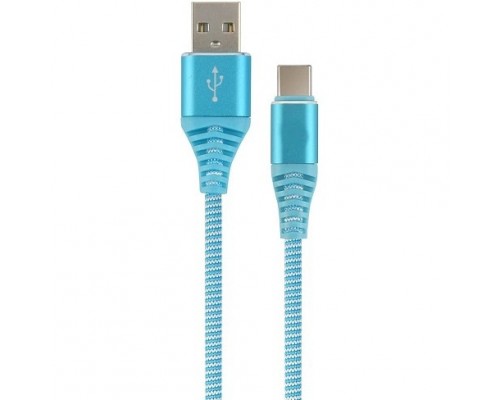 Кабель интерфейсный USB 2.0 Filum FL-CPro-U2-AM-CM-1M-BL1