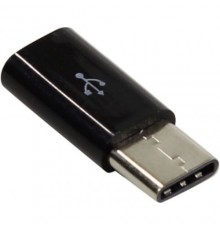 ORIENT Переходник USB 2.0 micro-Bf (5pin) UC-201 -> Type-Cm (24pin), черный                                                                                                                                                                               