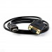 Кабель-адаптер ORIENT C702, HDMI M --> VGA 15M, длина 1.8 метра, черный