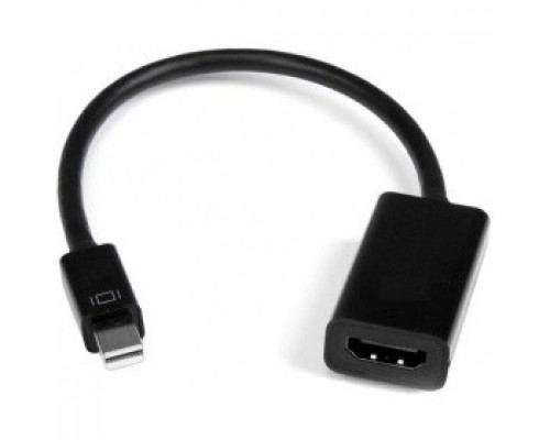 Кабель-адаптер Orient C302 Mini DisplayPort M -> HDMI F, длина 0.2 метра, черный