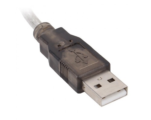 Переходник ORIENT Кабель-адаптер  USS-101N, USB Am to RS232 DB9M (chipset Prolific PL2303RA), 0.8м, крепеж разъема - винты,  с поддержкой Win8 /8,1