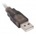 Переходник ORIENT Кабель-адаптер  USS-101N, USB Am to RS232 DB9M (chipset Prolific PL2303RA), 0.8м, крепеж разъема - винты,  с поддержкой Win8 /8,1