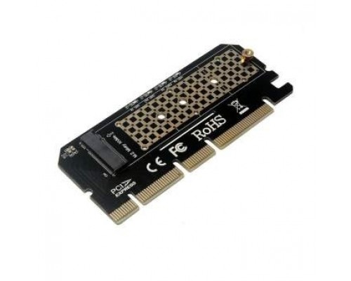 Переходник ORIENT C299E PCI-E 16x->M.2 M-key NVMe SSD, тип 2230/2242/2260/2280 (30899)