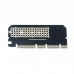 Переходник ORIENT C299E PCI-E 16x->M.2 M-key NVMe SSD, тип 2230/2242/2260/2280 (30899)