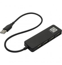 Концентратор 5bites HB24-209BK 4*USB2.0 / USB PLUG / BLACK                                                                                                                                                                                                