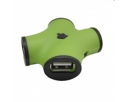 Концентратор USB 2.0 CBR CH 100 Green