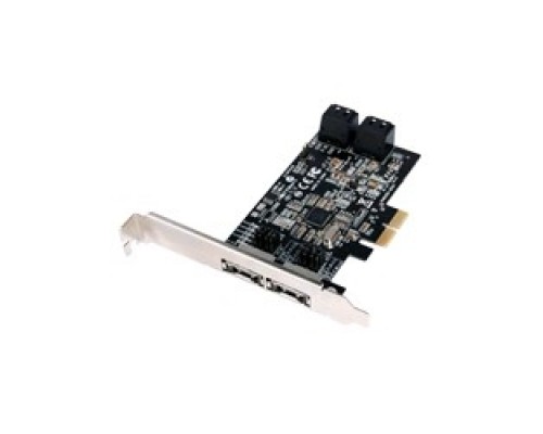 Контроллер ST-Lab A520 RTL {PCI-Ex2, SATA 6Gb/s, 2port-ext, 4port-int, RAID}