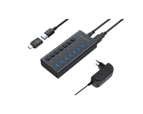 Концентратор USB 3.0 HARPER HUB-07MB