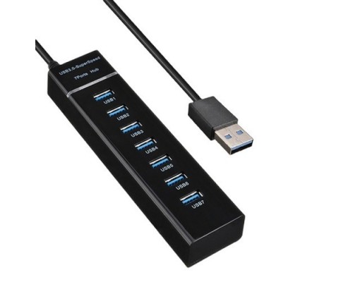 Концентратор KS-is KS-568 7xUSB 2.0 в USB 3.0 USB HUB