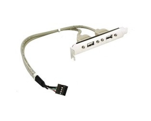 Кабель Espada Планка в корпус USB2.0 -2 порта, (EBRCT-2PrtUSB2)