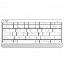 Клавиатура A4Tech Fstyler FBK11 белый/серый USB беспроводная BT/Radio slim                                                                                                                                                                                