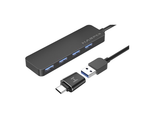 Концентратор USB 3.0 HARPER HUB-04M