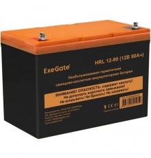 Аккумуляторная батарея ExeGate EX285655RUS HRL 12-90 (12V 90Ah, под болт М6)                                                                                                                                                                              