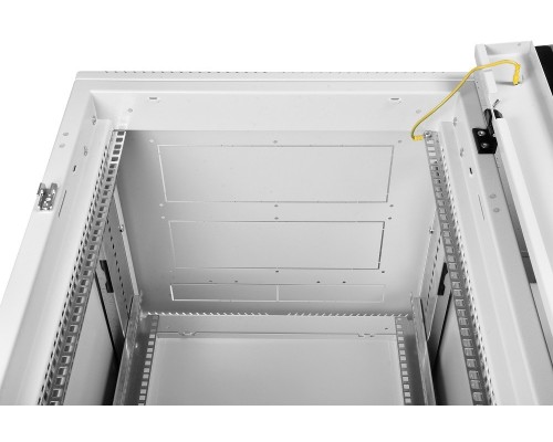 Шкаф телекоммуникационный напольный 33U (600x1000) дверь перфорированная (ШТК-М-33.6.10-4ААА) (3 коробки)