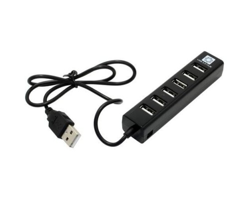 Концентратор USB 2.0 5bites HB27-208BK