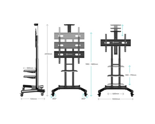 Стойка мобильная ONKRON TS1881