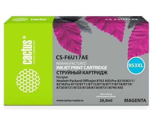 Картридж Cactus CS-F6U17AE струйный