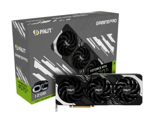 Видеокарта Palit nVidia GeForce RTX 4070 GamingPro OC 12Gb NED4070H19K9-1043A