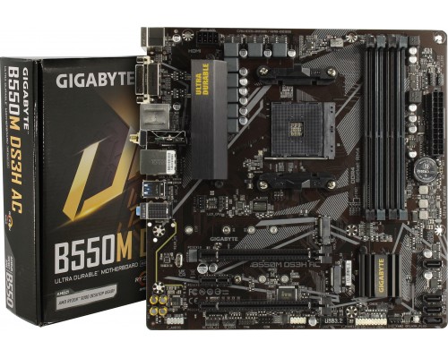 Материнская плата Gigabyte B550M DS3H AC