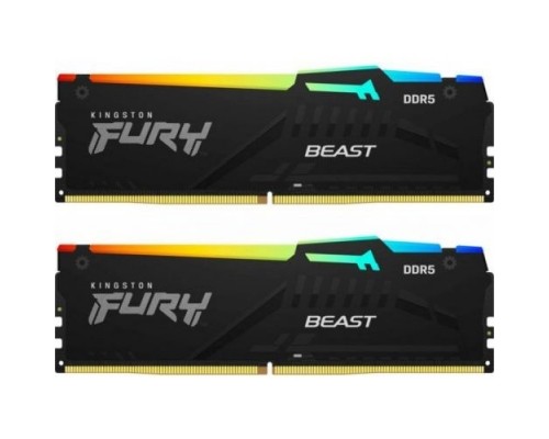 Модуль памяти DDR5 64GB (2*32GB) Kingston FURY KF560C40BBK2-64