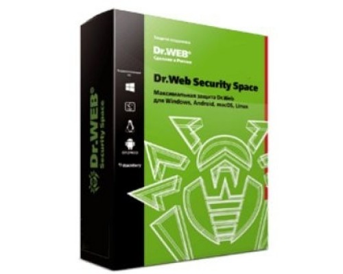 ПО Dr.Web Security Space, 2 ПК/1 год BHW-B-12M-2-A3