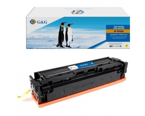 Картридж лазерный G&G NT-CF532A желтый