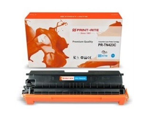 Картридж лазерный Print-Rite PR-TN423C