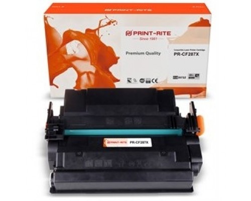 Картридж лазерный Print-Rite TFH098BPU1J PR-CF287X CF287X черный