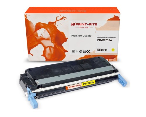 Картридж лазерный Print-Rite TRH216YPU1J PR-C9732A C9732A желтый