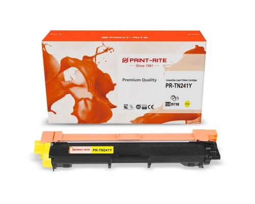 Картридж лазерный Print-Rite TFB686YPU1J PR-TN241Y TN-241Y желтый