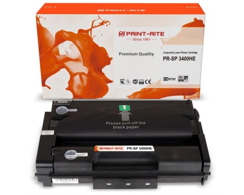 Картридж лазерный Print-Rite TFR449BPU1J PR-SP3400HE SP 3400HE черный