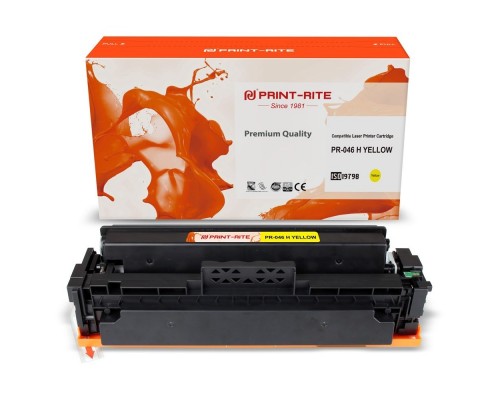 Картридж лазерный Print-Rite TFC454YPU1J PR-046 H YELLOW