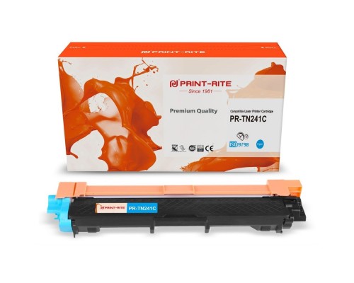 Картридж лазерный Print-Rite TFB684CPU1J PR-TN241C TN-241C голубой