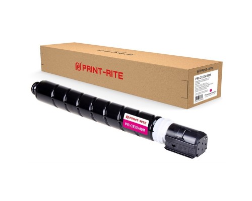 Картридж лазерный Print-Rite TFC876MPRJ PR-CEXV49M MAGENTA