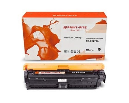 Картридж лазерный Print-Rite TRH865MPU1J PR-CE270A CE270A черный