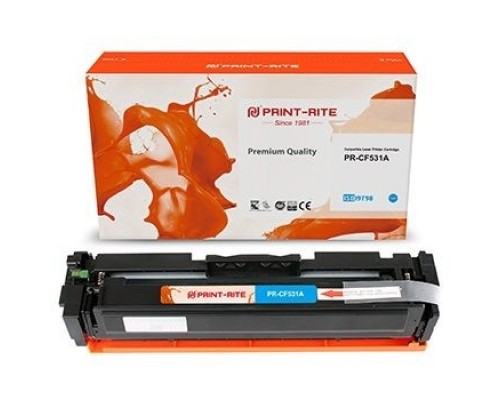 Картридж лазерный Print-Rite TFH931CPU1J PR-CF531A CF531A голубой