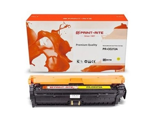 Картридж лазерный Print-Rite TRH863CPU1J PR-CE272A CE272A желтый