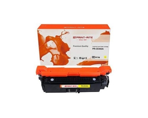 Картридж лазерный Print-Rite TFH598YPU1J PR-CE402A CE402A желтый