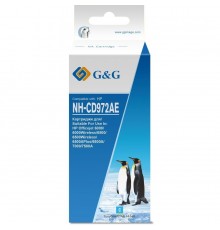 Картридж струйный G&G NH-CD972AE голубой                                                                                                                                                                                                                  