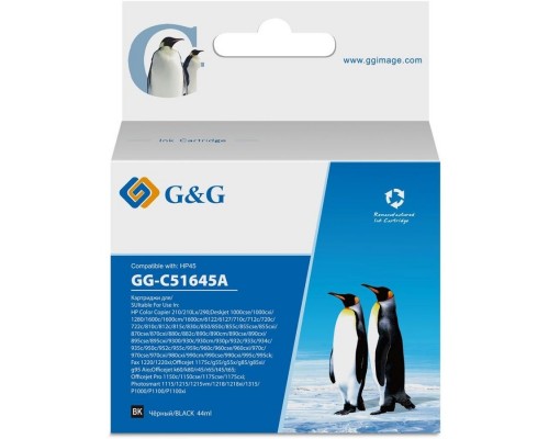 Картридж струйный G&G GG-C51645A черный