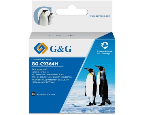 Картридж струйный G&G GG-C9364H черный