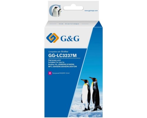 Картридж струйный G&G GG-LC3237M пурпурный