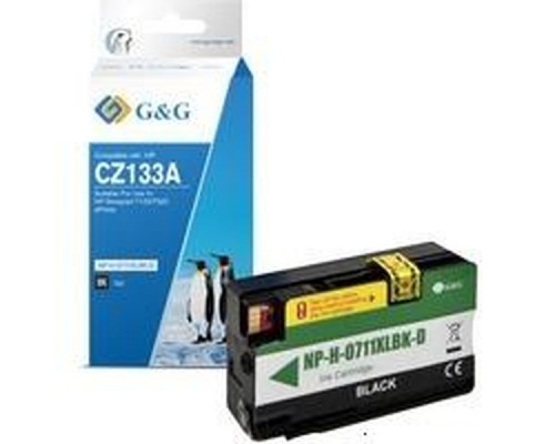 Картридж струйный G&G GG-CZ133A черный